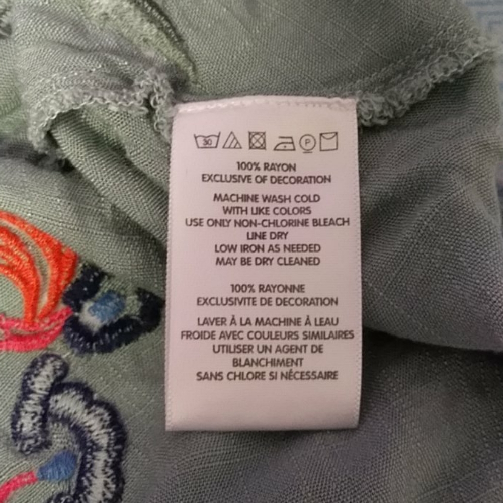 NWOT Kimchi Blue embroidered 360 tank top - Picture 6 of 6